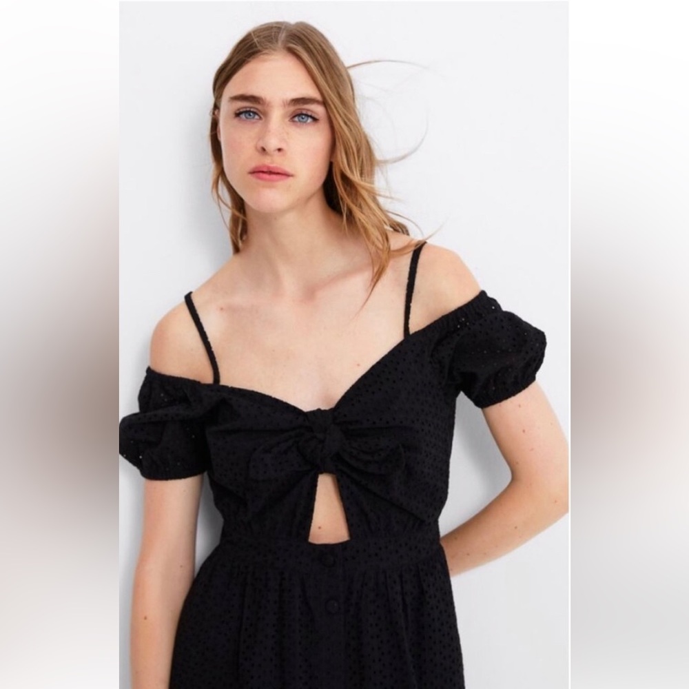 ZARA OFF SHOULDER DRESS NWOT